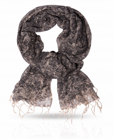 Палантин Женский ZW-INK.SKETCH/BEIGE